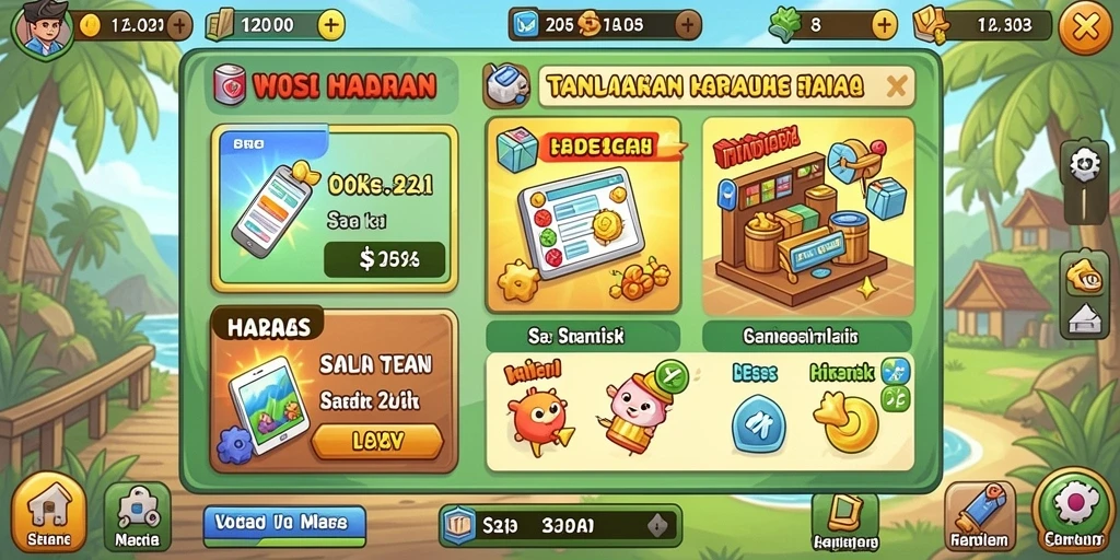 Beragam tema menarik untuk pengalaman bermain yang bervariasi.